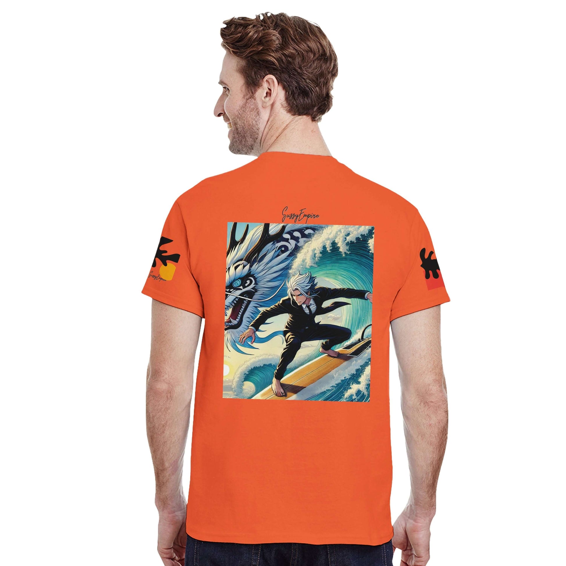 Surfing with Dragons Tee - Sussy Empire