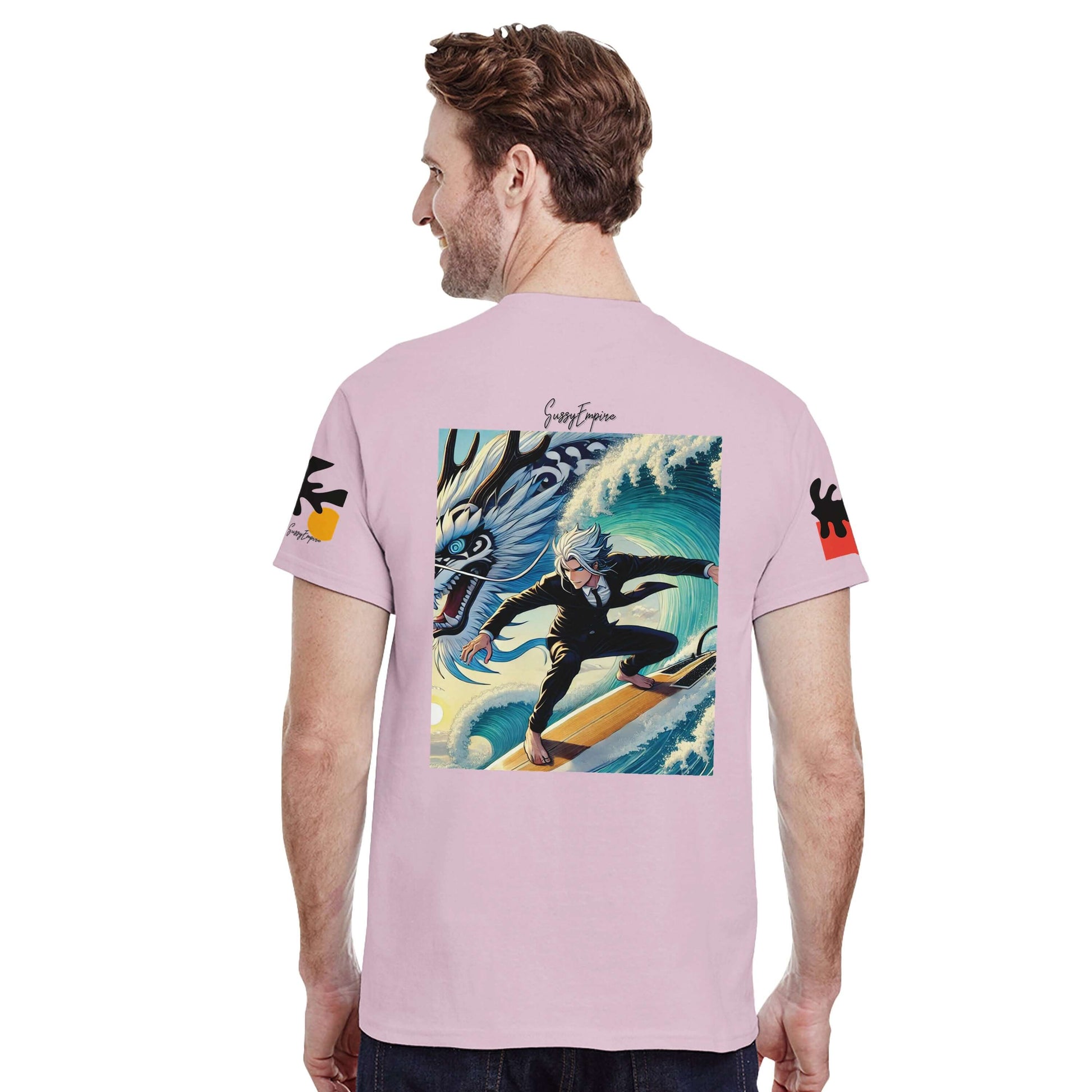 Surfing with Dragons Tee - Sussy Empire