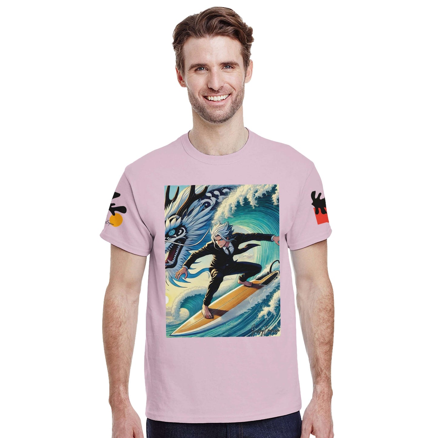 Surfing with Dragons Tee - Sussy Empire